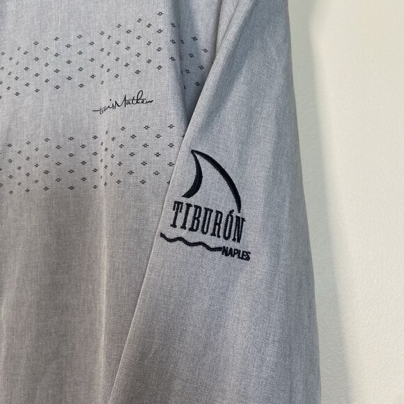 Travis Mathew 1/4 Zip Pullover Mens Large Gray Golf Performance Lightweight - Picture 4 of 9